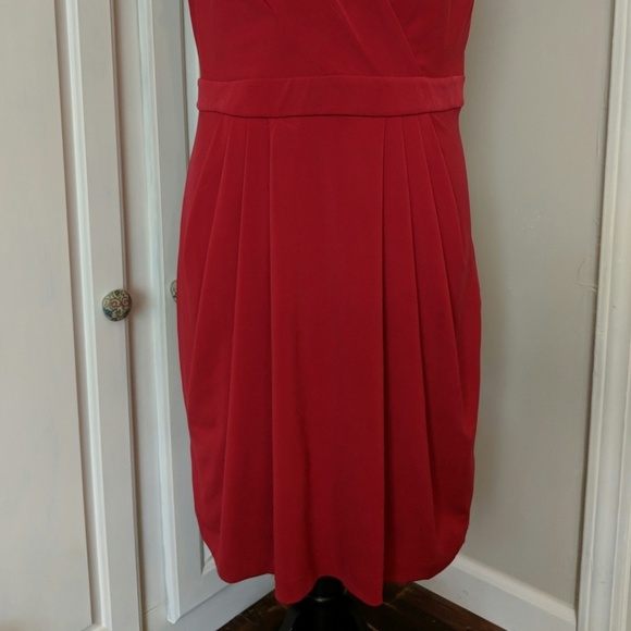 💃Red Allen B. By Allen Schwartz Dress | Large - Picture 3 of 8